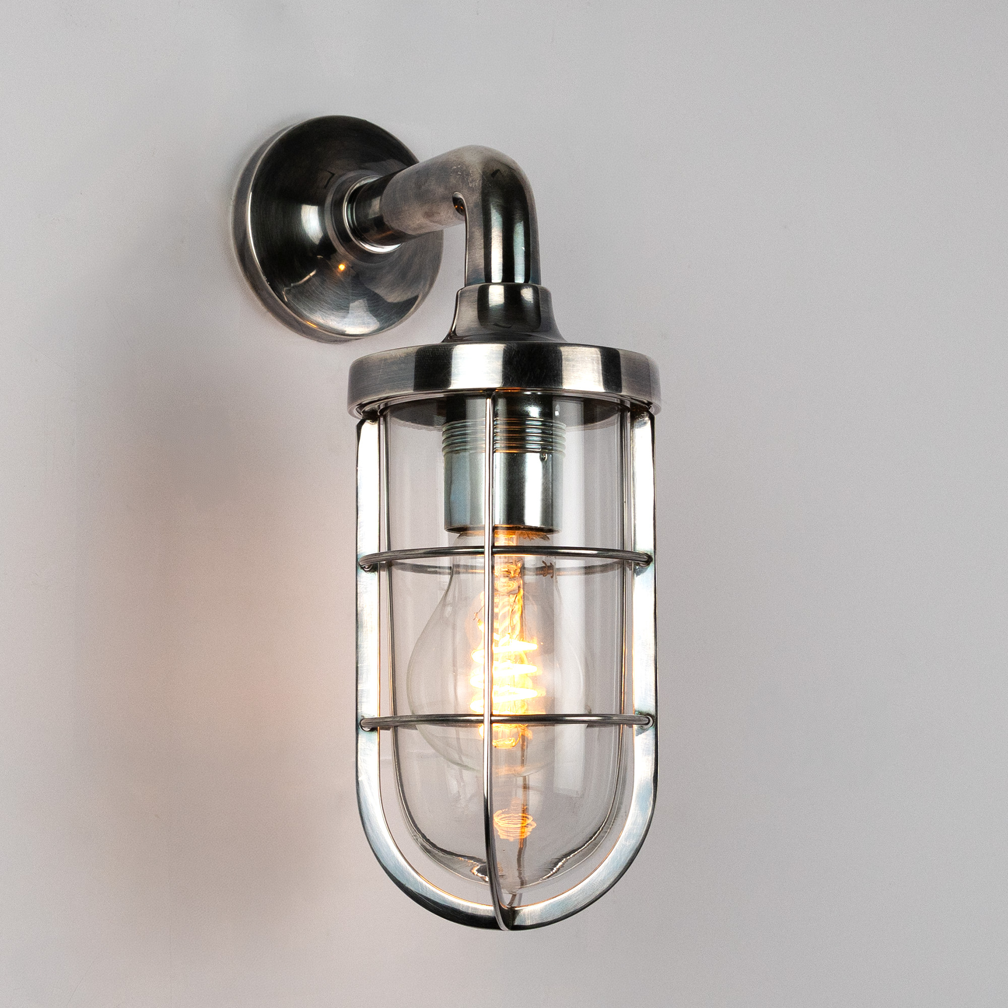Tristan muurlamp Zilver